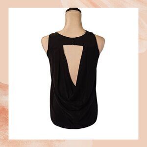 Amanda Uprichard Black Sleeveless Blouse